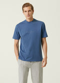 Cucinelli Brunello Cucinelli Blue Slim Fit Slogan T Shirt Small Nwt Hoodie, Sweatshirt | FlexRushtees.com