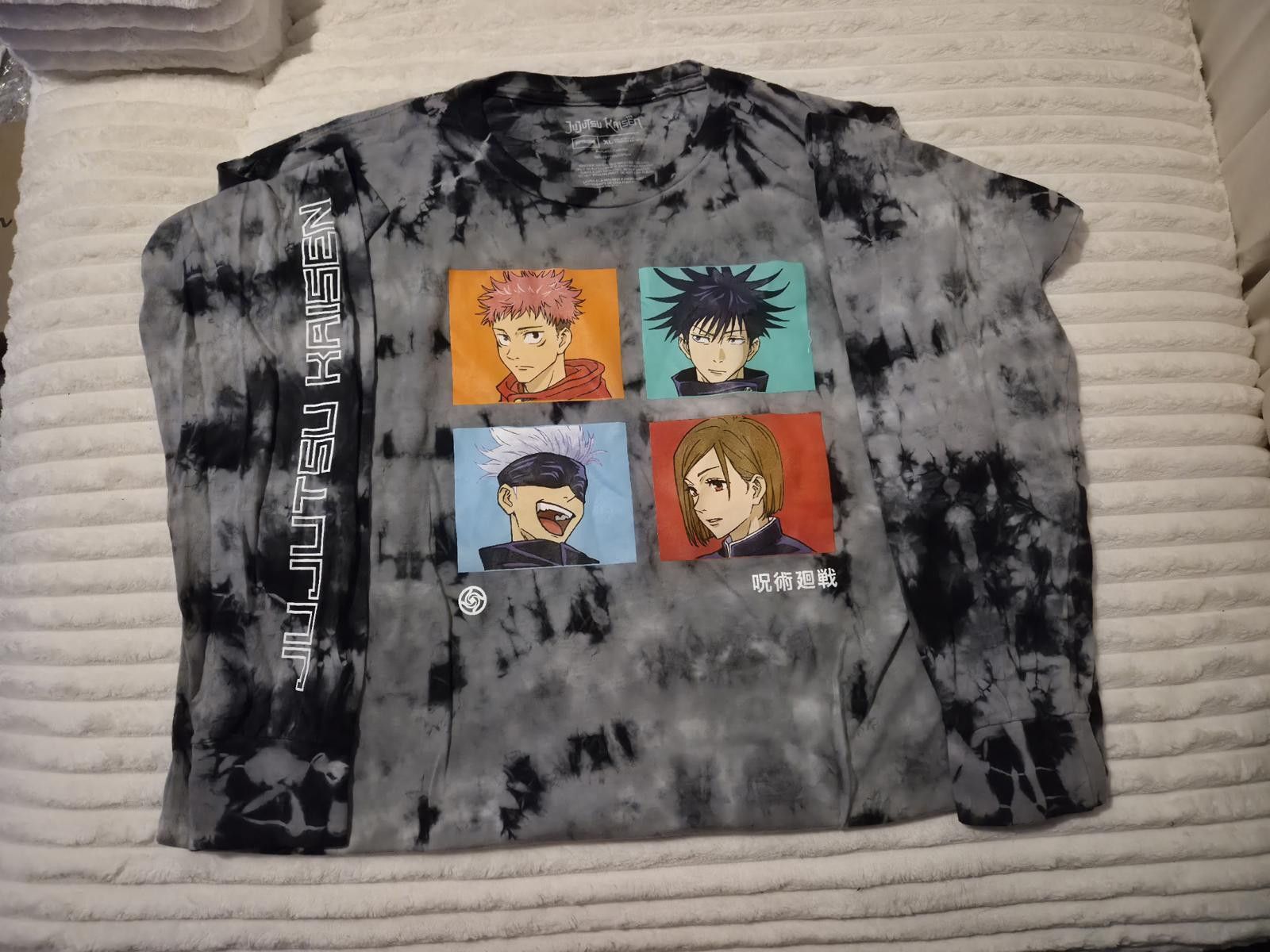 Unknown London Jujutsu Kaisen Anime Tie Dye Long Sleeve Shirt