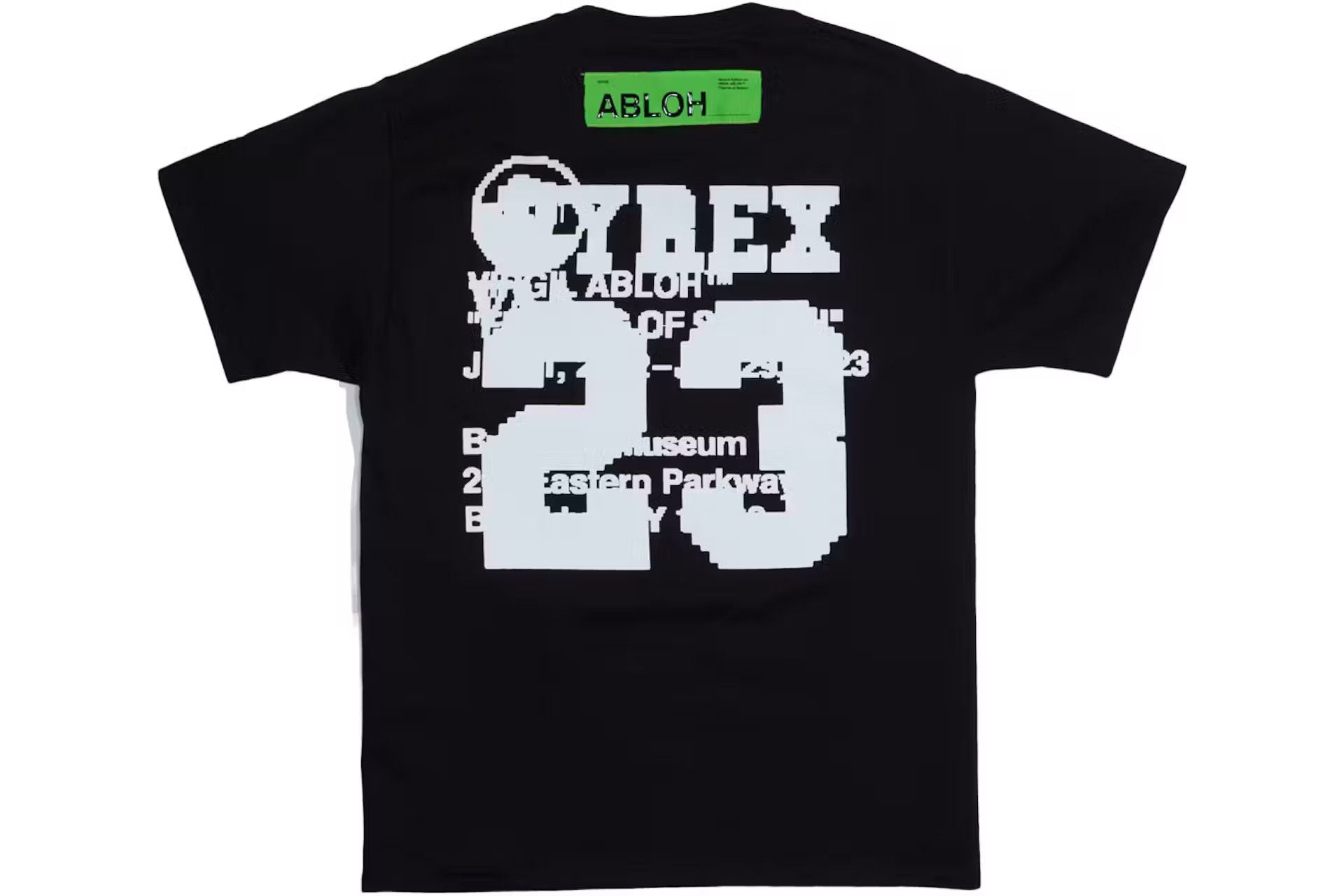 Virgil Abloh Brooklyn Museum Virgil Fos Fos Cat Pyrex Tee Small Hoodie, Sweatshirt | FlexRushtees.com