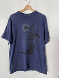 Vintage 90s Faded Navy Stussy Tee Hoodie, Sweatshirt | FlexRushtees.com