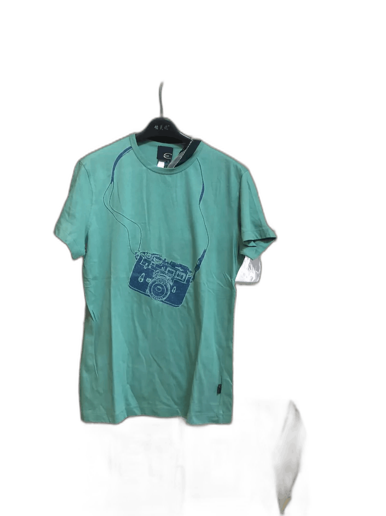 Roberto Cavalli Cavalli Short Sleeve T Shirt With Camera Print Hoodie, Sweatshirt | FlexRushtees.com