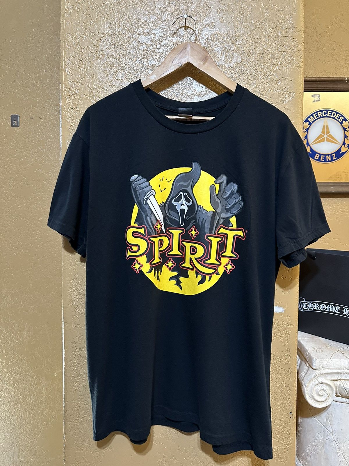 Japanese Brand X Vintage Ghostface Scream Horror Movie T Shirt Halloween
