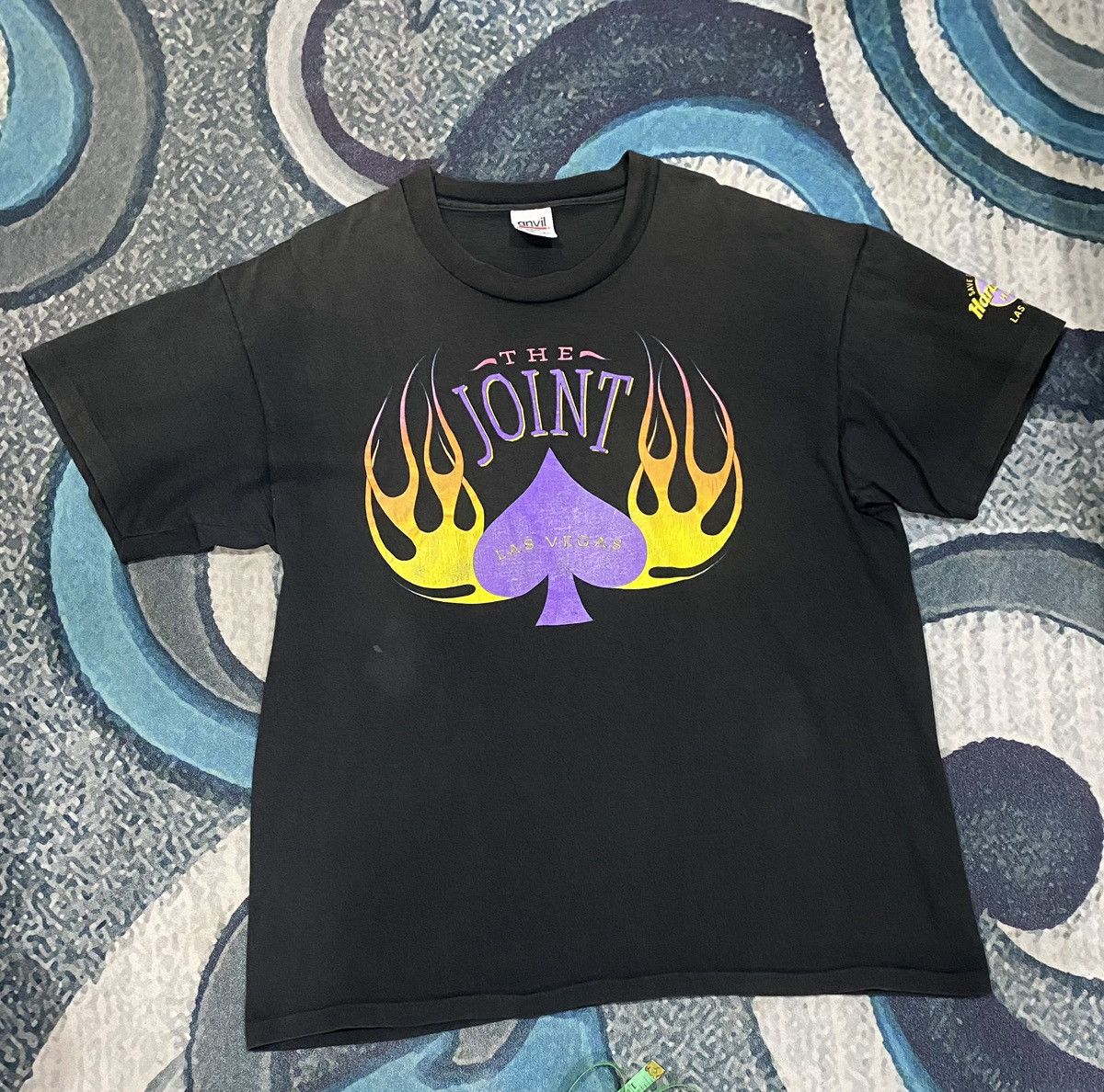 Hard Rock Cafe X Vintage Vtg Hard Rock Cafe The Joint Flame Shirt