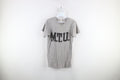 Vintage 70s Tech University T Shirt Heather Gray Usa