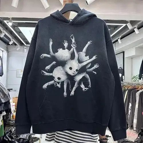 Japanese Brand Retro Printed Hoodie T-Shirts, Sweatshirt | FlexRushtees.com