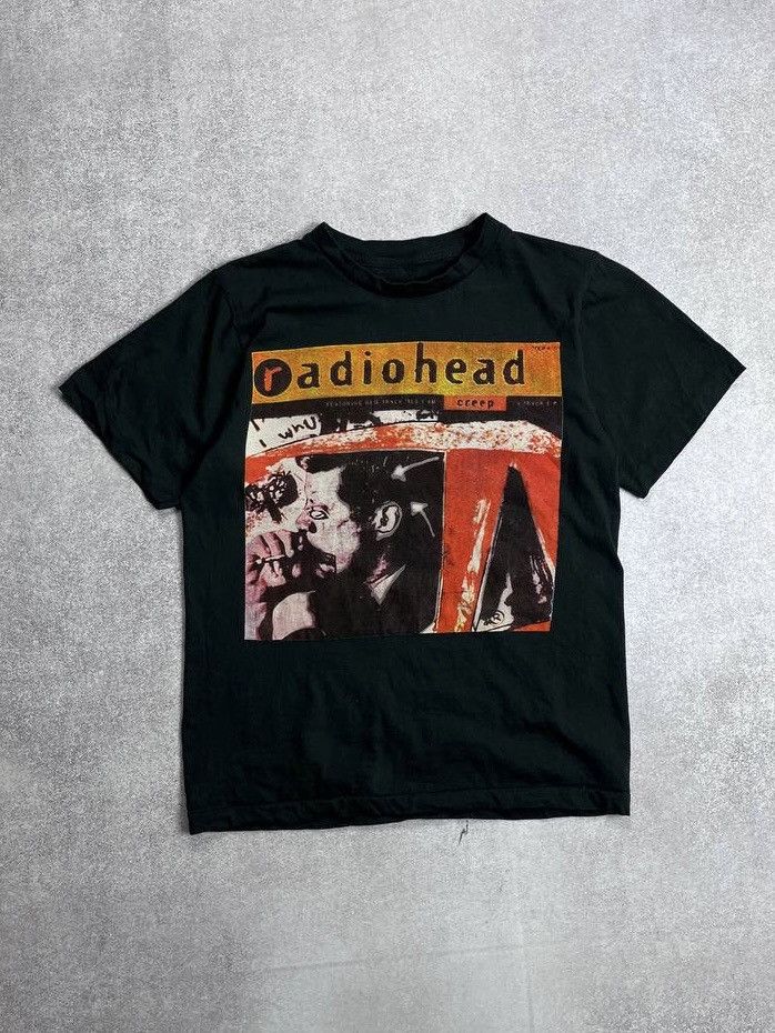 Vintage 90 S Radiohead Graphic Promo T Shirt S Hoodie, Sweatshirt | FlexRushtees.com