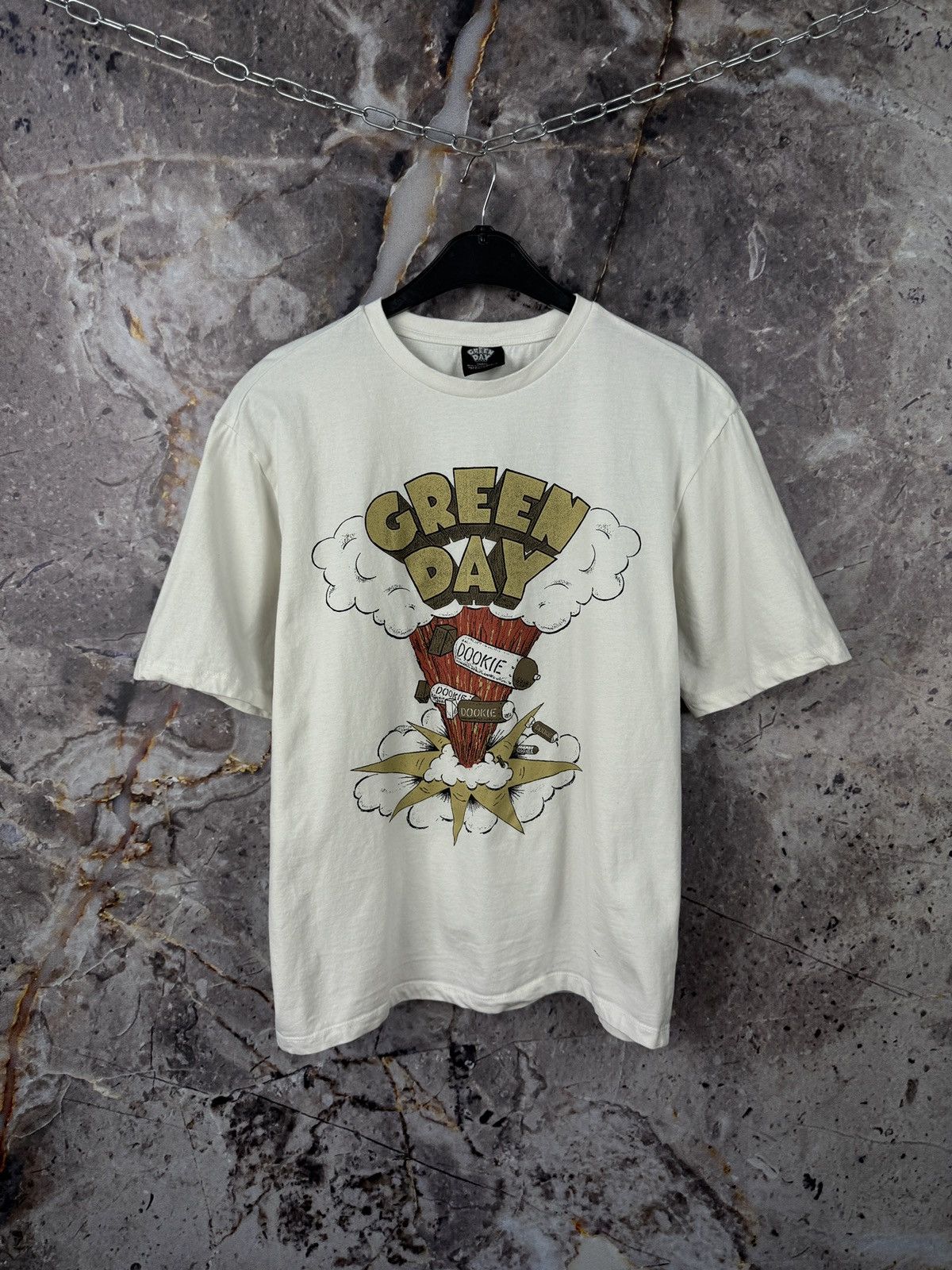Vintage Men S Green Day Dookie T Shirt American Band Size Small Hoodie, Sweatshirt | FlexRushtees.com