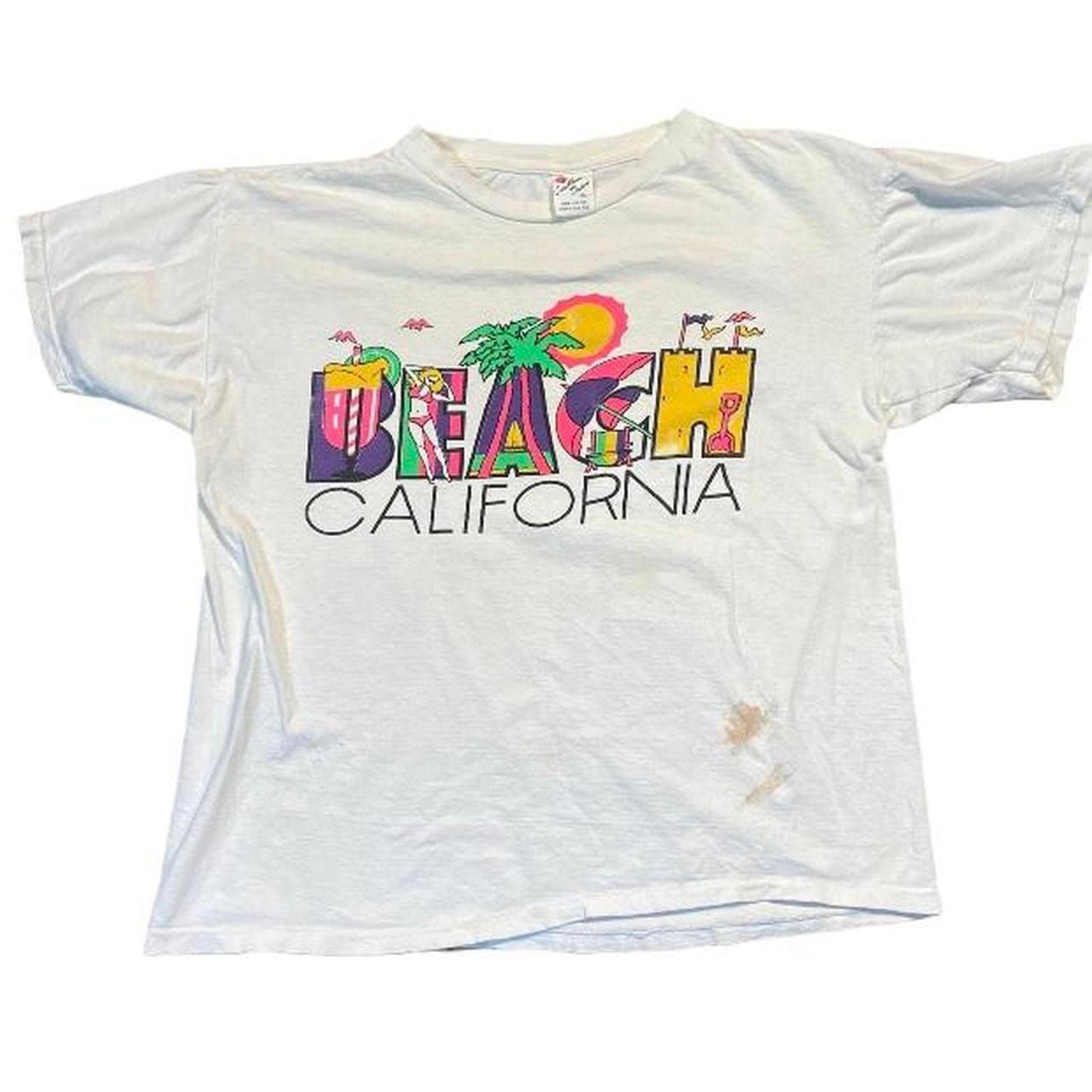 Jerzees 90s Bikini California Beach Tee