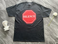 Vintage Silence Kills The Soul Marlon Rigg Quote Tee Double Side Hoodie, Sweatshirt | FlexRushtees.com