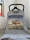 Vintage Harvard Air Plane Usa Made Oversized Tee Hoodie, Sweatshirt | FlexRushtees.com
