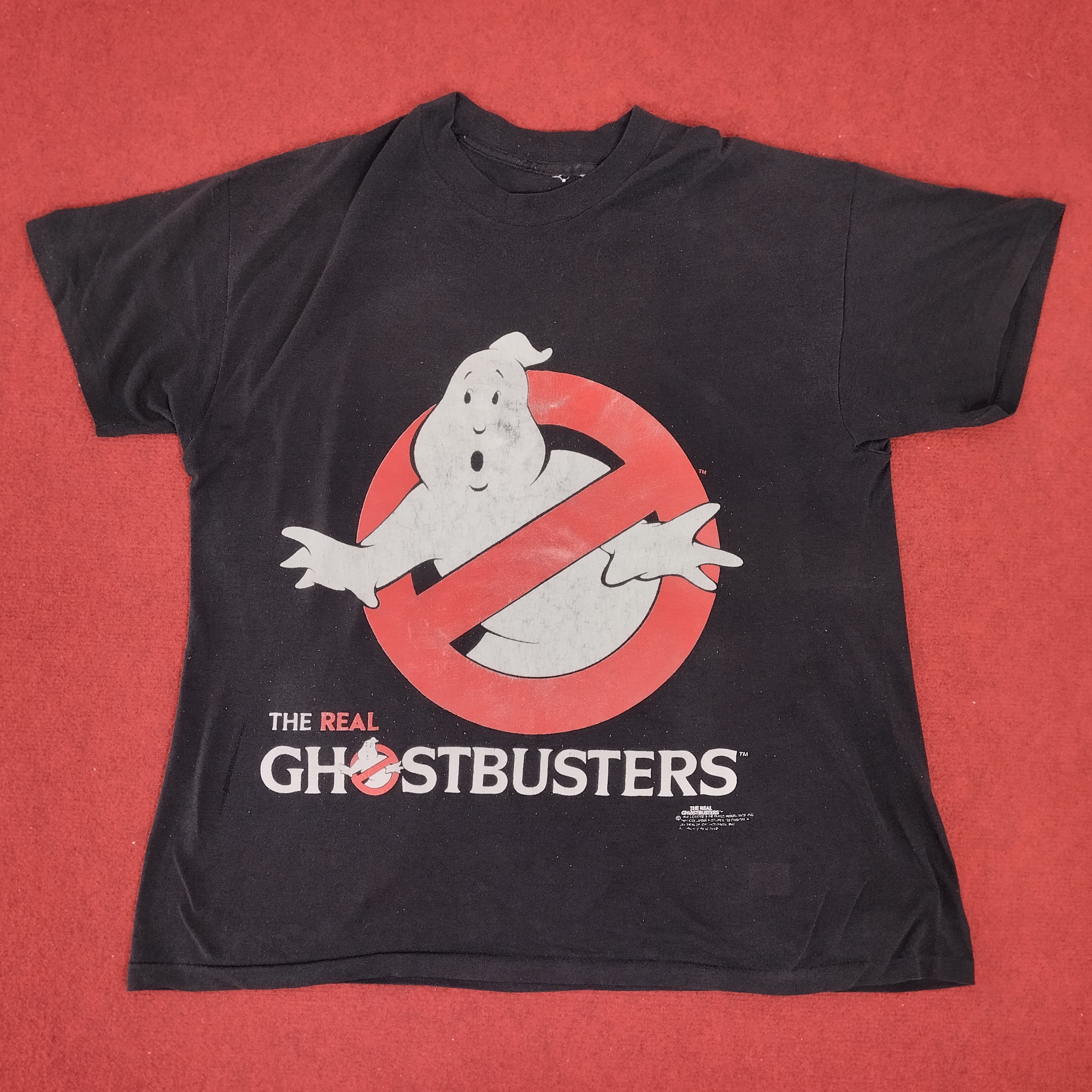 Vintage Ghostbusters Movie Print Character Design Vintage Tshirt