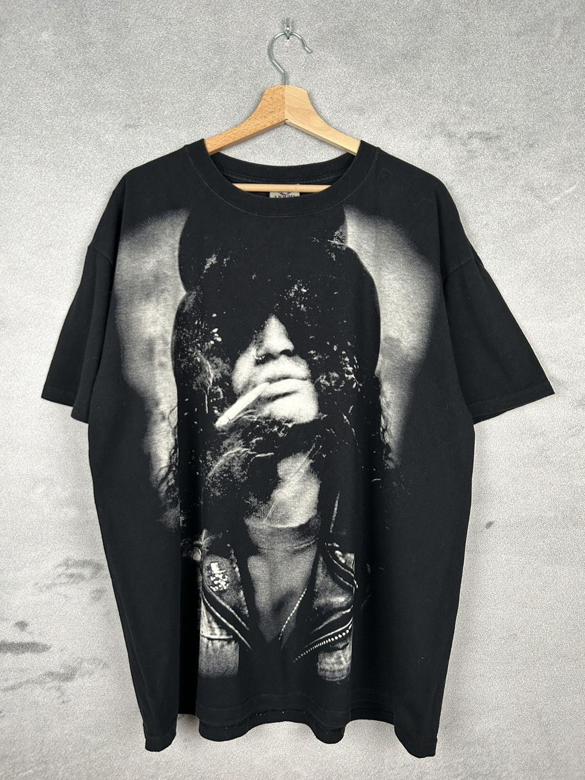 Vintage Slash Liquid Blue Aop Full Printed Tee Rock Band Hoodie, Sweatshirt | FlexRushtees.com
