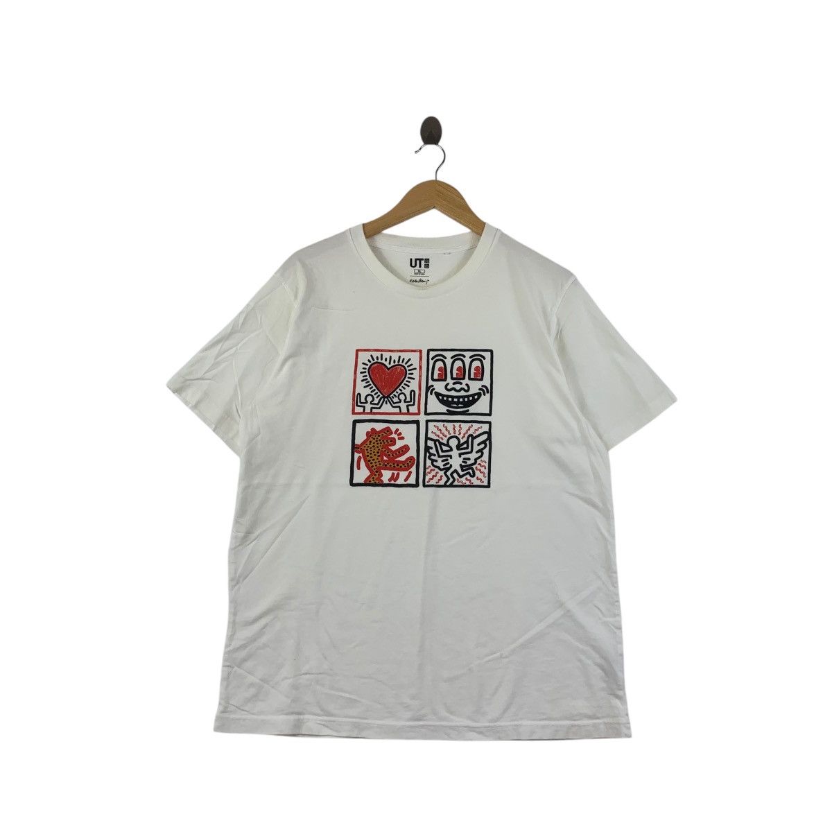 Uniqlo White Eyes Fly Pop Art Artist Tee Hoodie, Sweatshirt | FlexRushtees.com