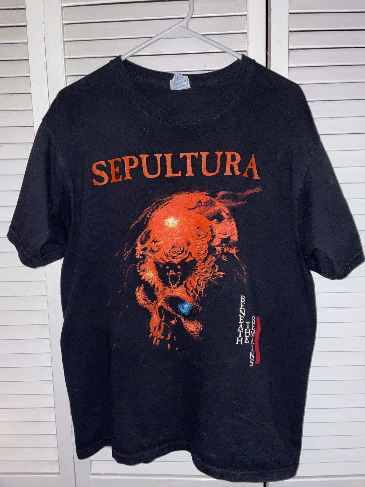 Vintage Sepultura Beneath The Remains Shirt With Back Print Hoodie, Sweatshirt | FlexRushtees.com