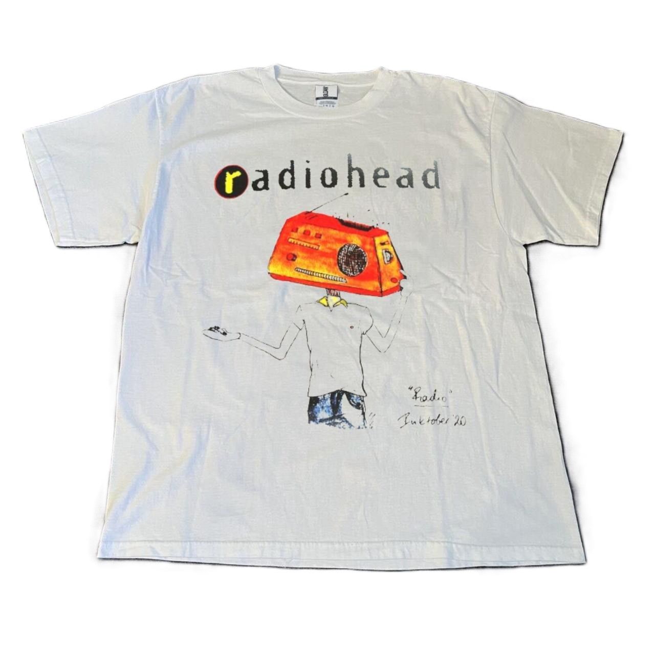 Gildan Radio Head White T Shirt Hoodie, Sweatshirt | FlexRushtees.com