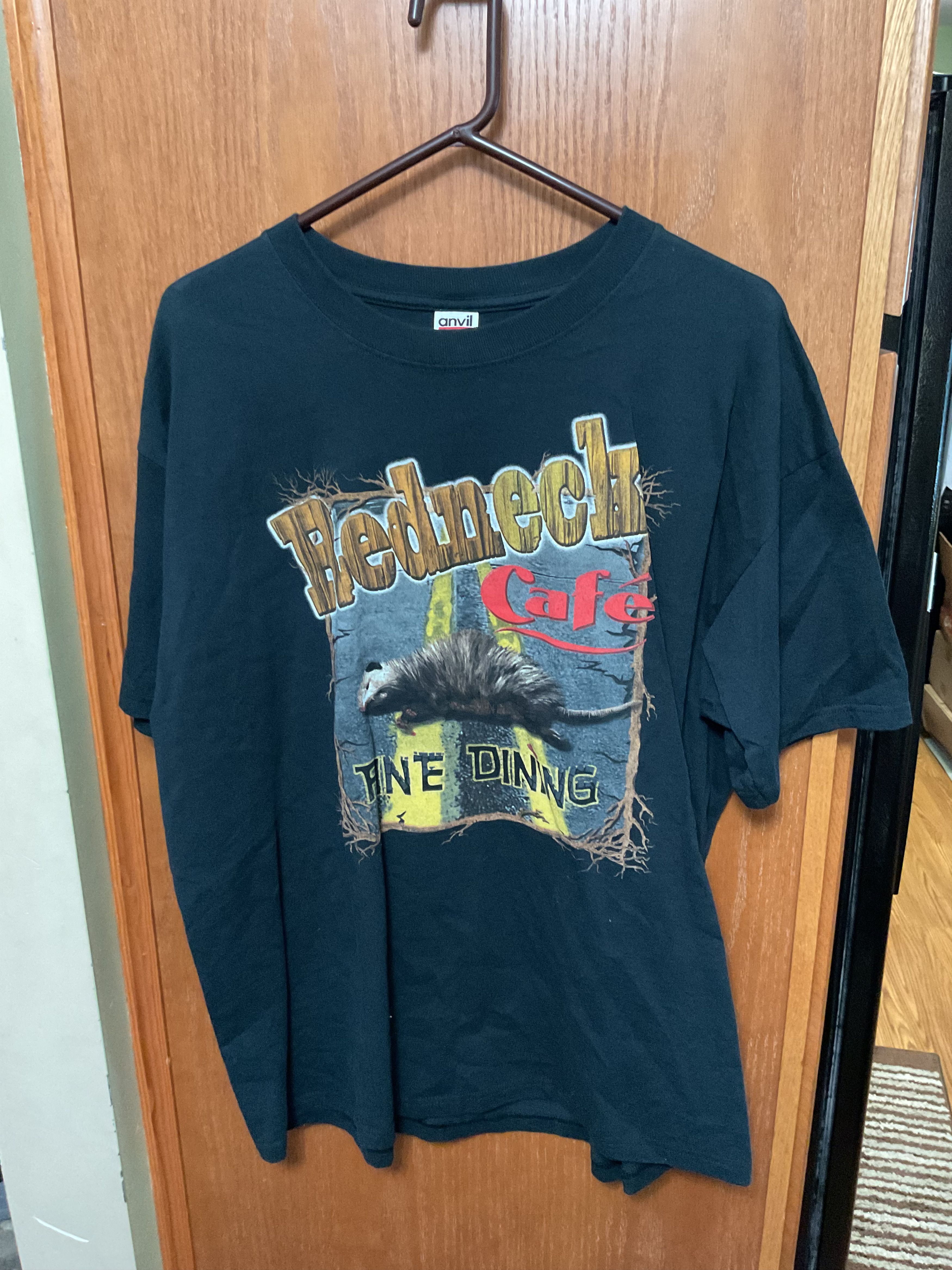 Vintage Y2k Red Neck Cafe Tshirt
