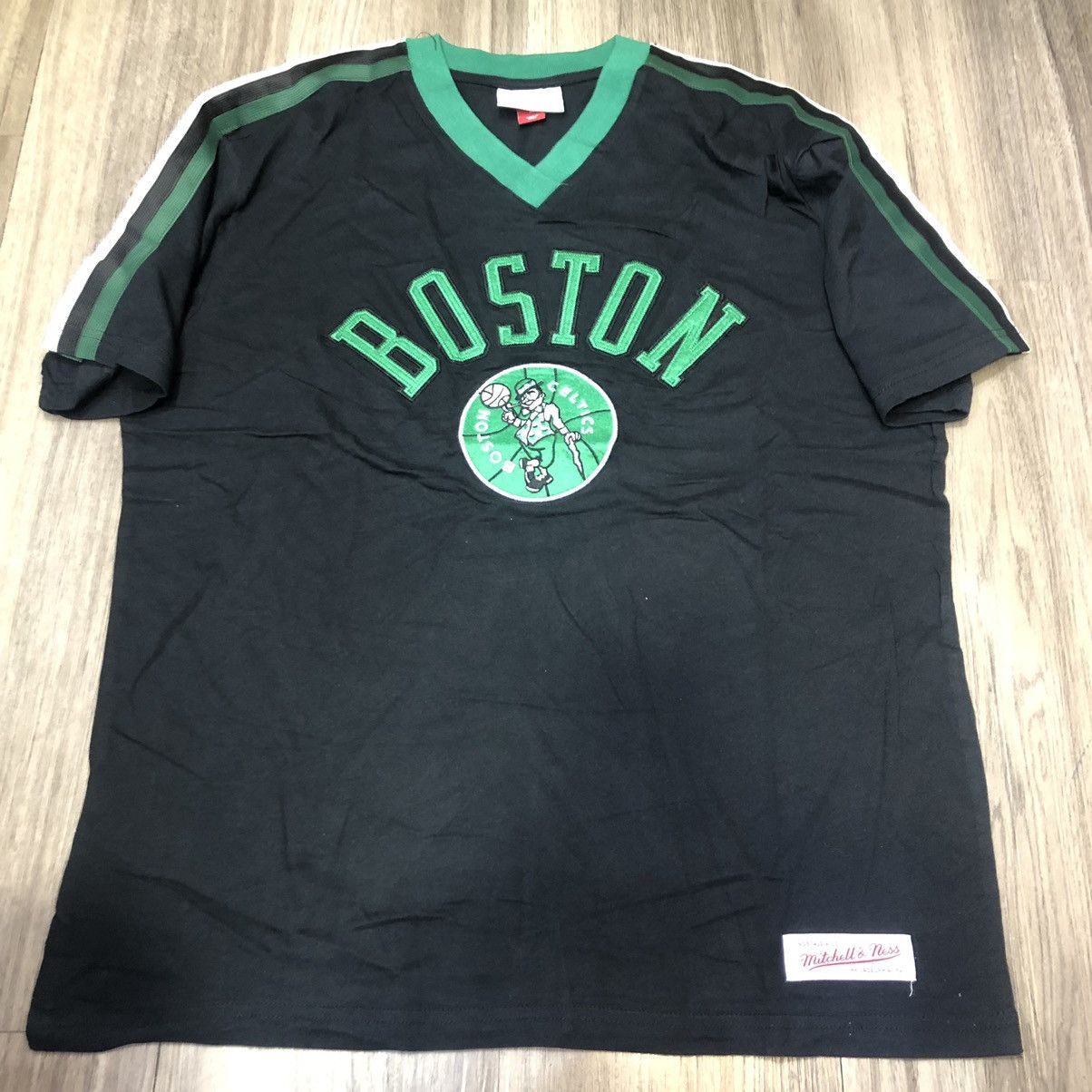 Nba Boston Celtics Mitchell Ness Nba Tee Hoodie, Sweatshirt | FlexRushtees.com