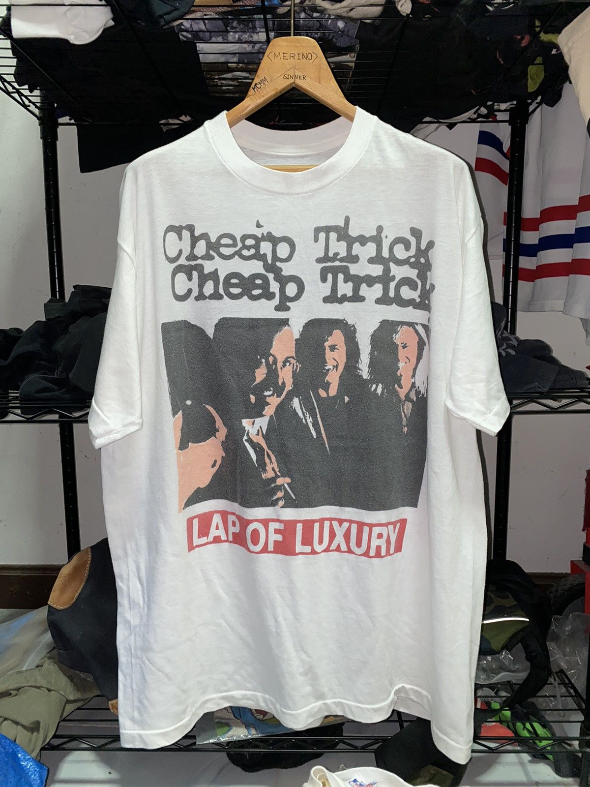 Band Tees Vintage 80s Cheap Trick T Shirt Hoodie, Sweatshirt | FlexRushtees.com