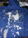 Saintwoods Bleach Cotton Blend Hoodie With Acid Logo