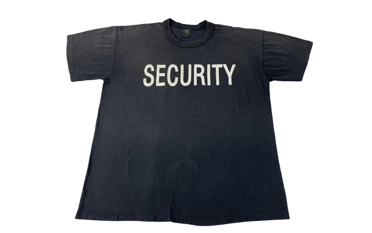 Uniform Wares 90s Security Event Bouncer Guard Staff Screen Crewneck Tee Hoodie, Sweatshirt | FlexRushtees.com