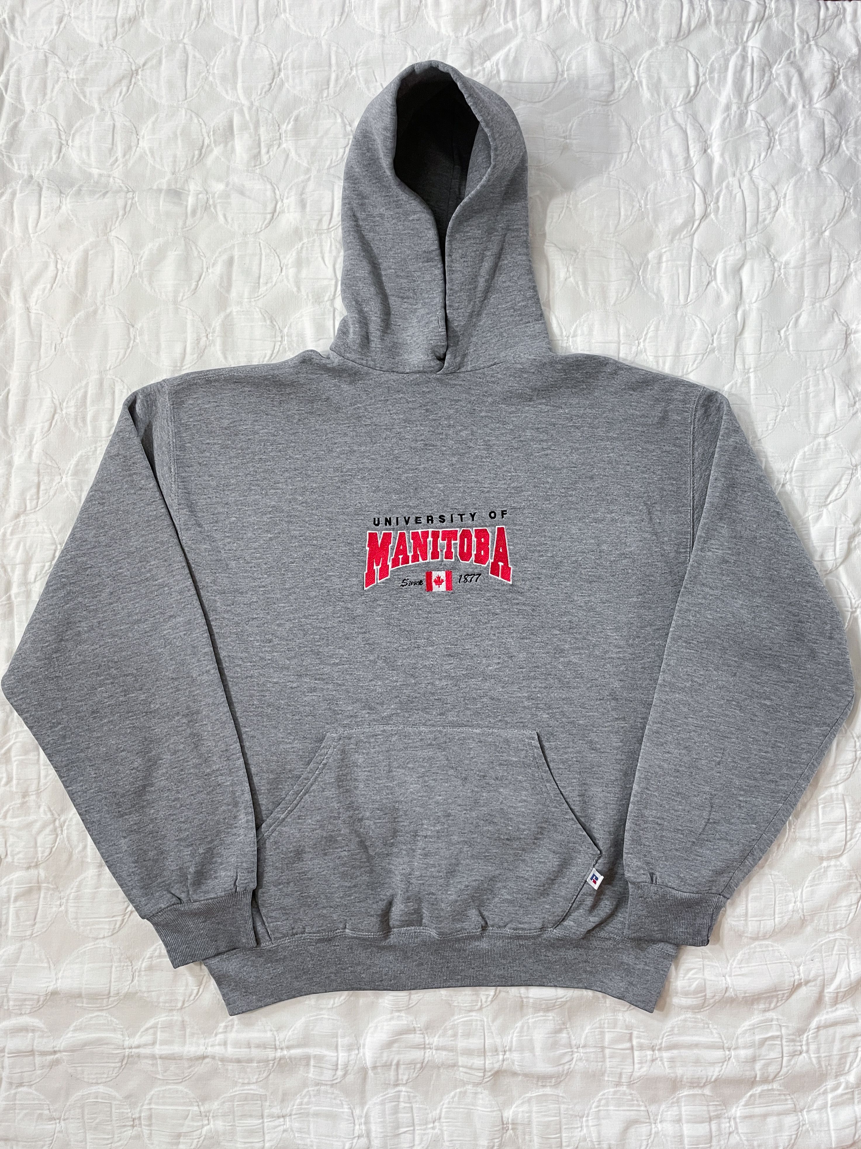 Vintage 90s Boxy University Of Manitoba Russell Athletic Sweatshirt