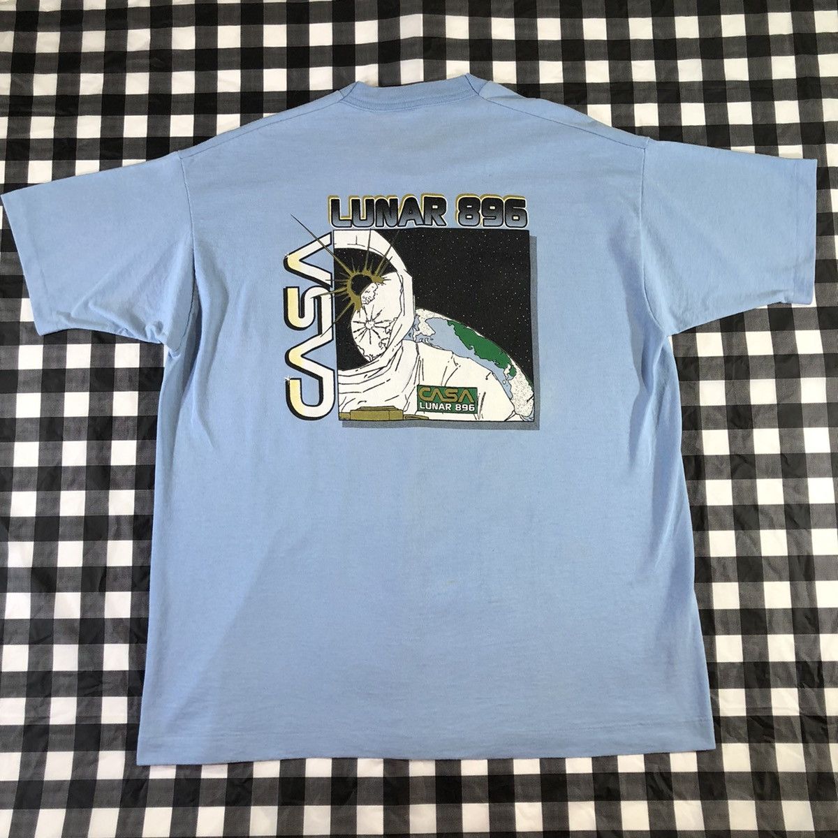 Vintage Columbia Aeronautics Space Association Lunar Nasa Tee