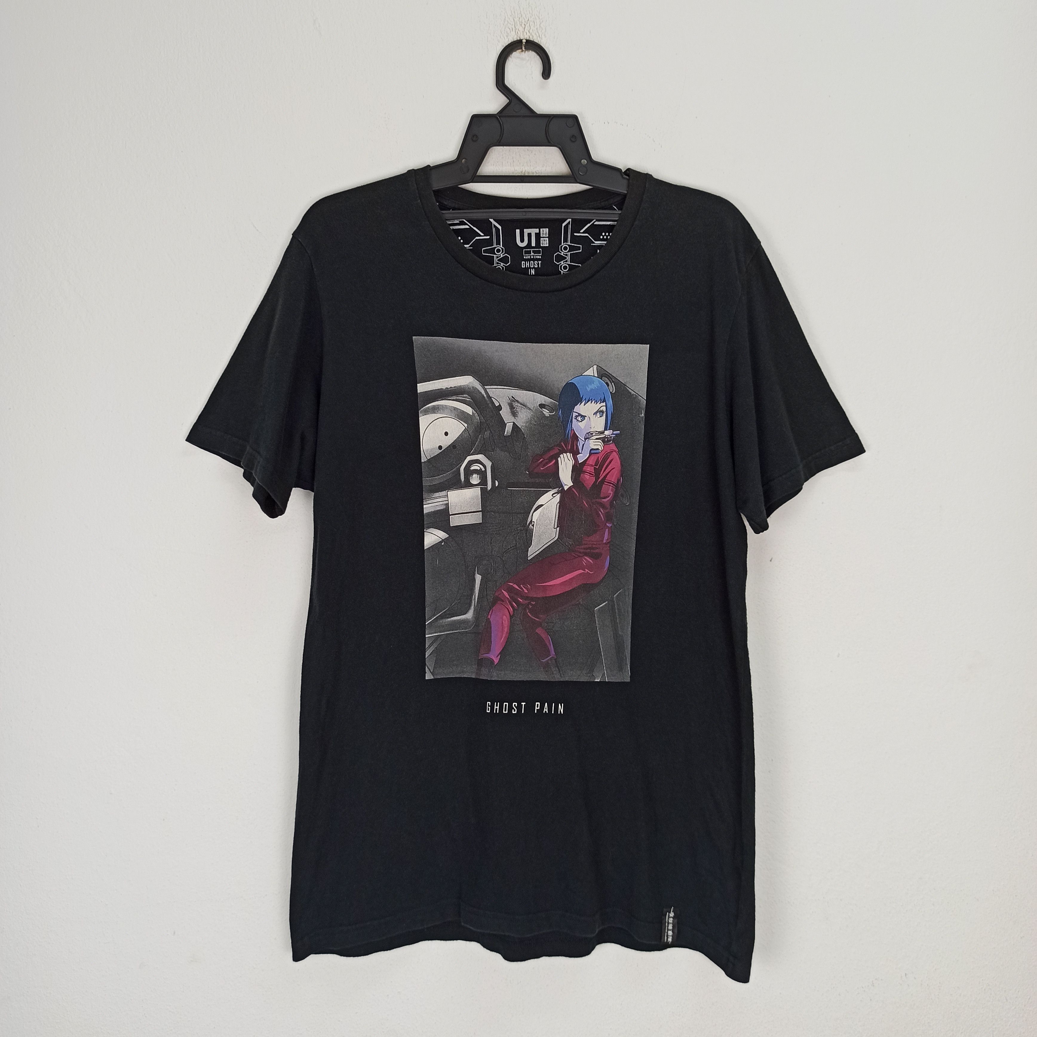 Japanese Brand X Vintage Uniqlo X Anime Japan Ghost In The Shell Movie T Shirt Hoodie, Sweatshirt | FlexRushtees.com