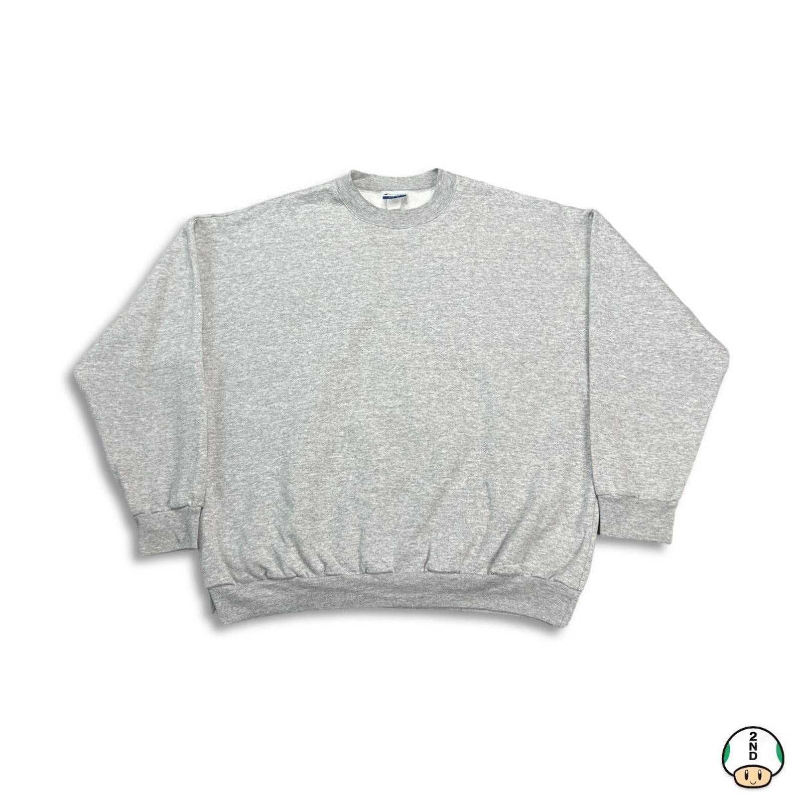 Vintage Champion Sweatshirt Large Blank 90s Pullover Crew T-Shirts, Hoodie | FlexRushtees.com