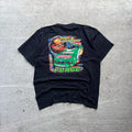 Vintage Nascar Racing Anvil Jonh Force Vintage Black Tshirt Xl