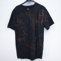 Levi S Black Treament Dyed Crew Neck Trippy Tee T Shirt Large