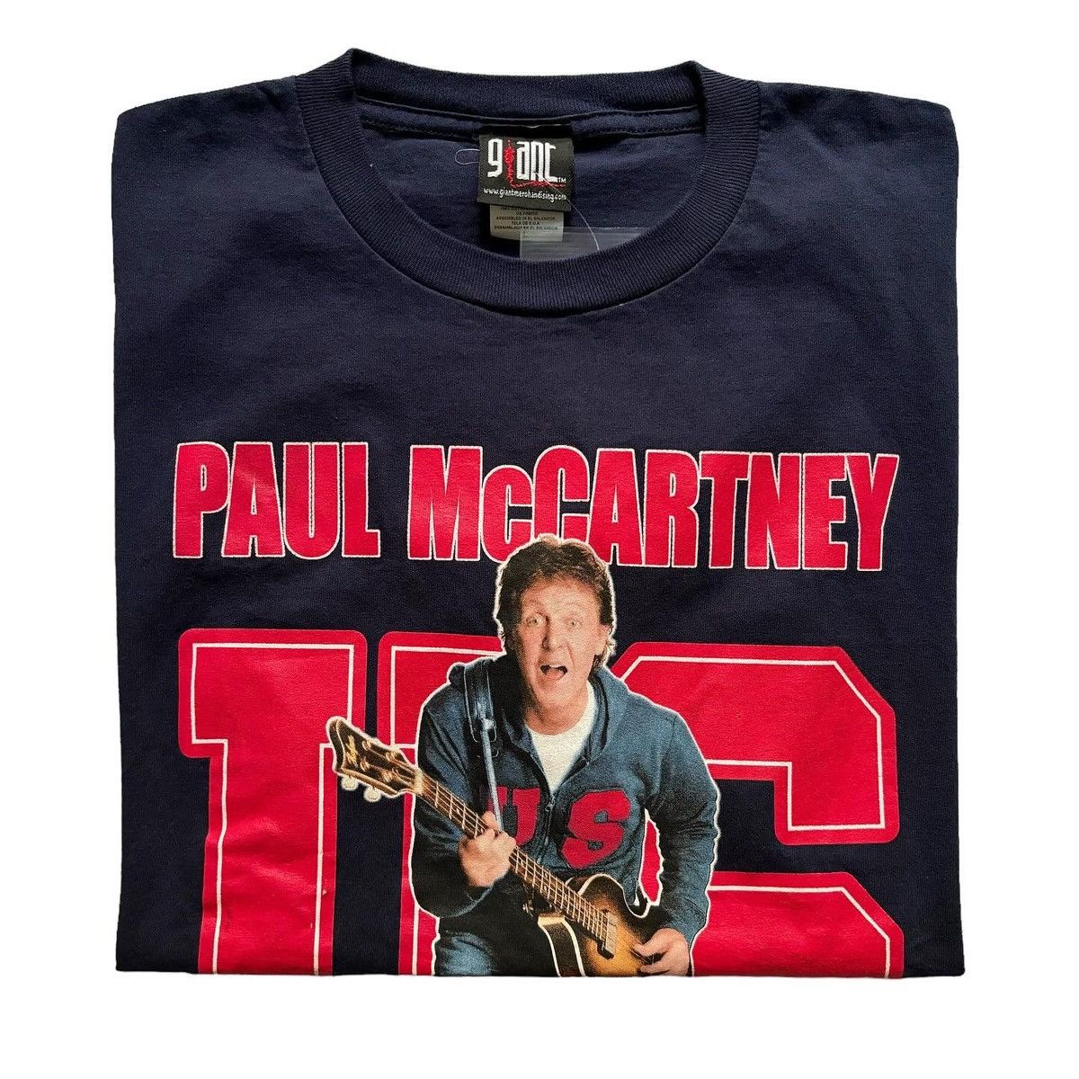Giant Y2k 2005 Paul Mccartney Us Tour Tee