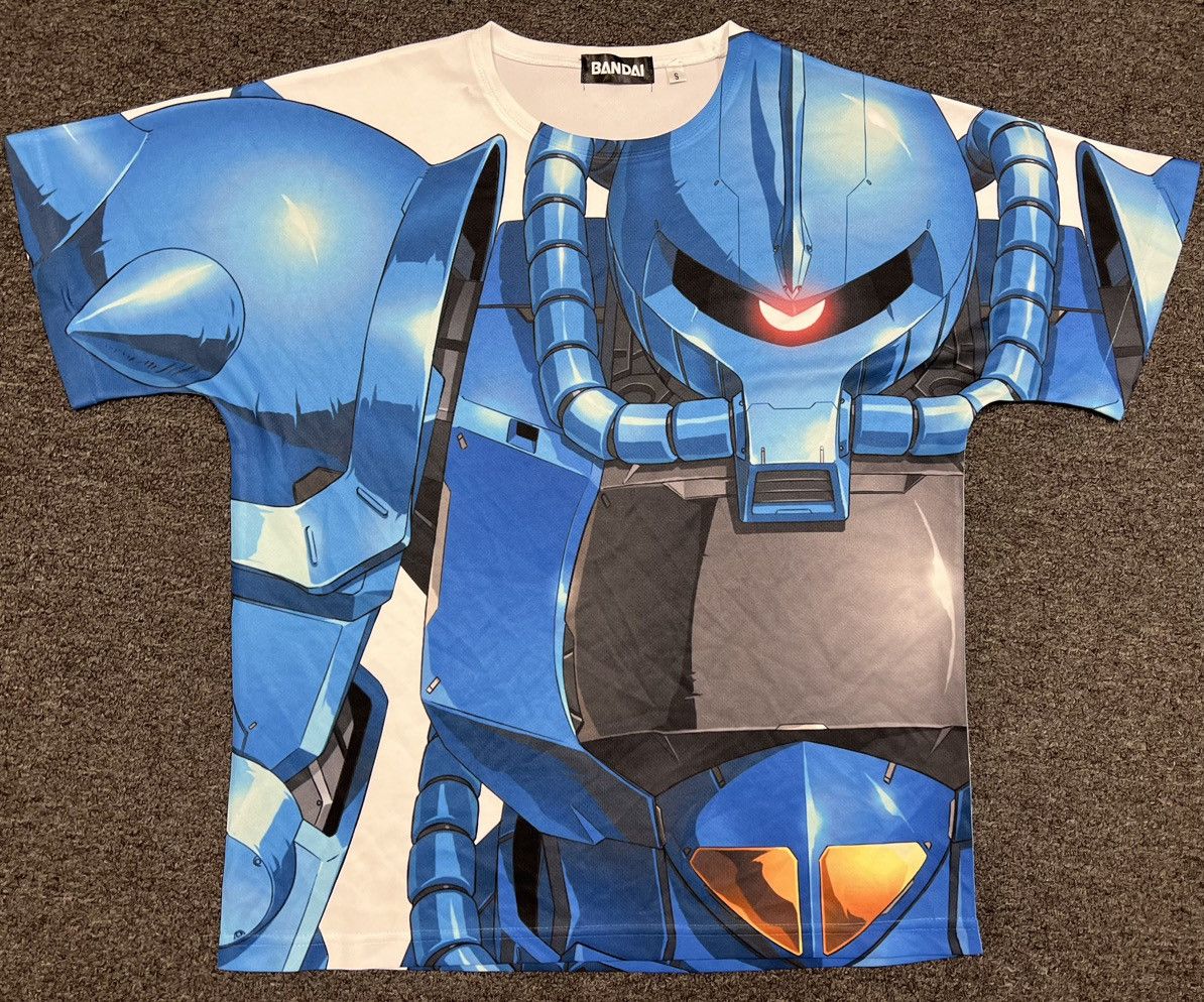 Japanese Brand Bandai Gundam Mobile Suit Ms 07b Aop Shirt Size Small