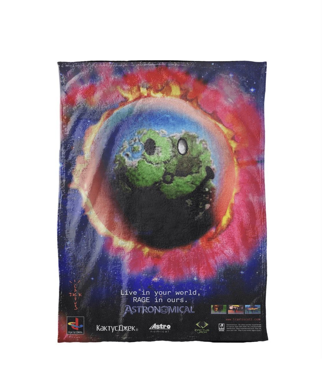 Fortnite X Playstation World Blanket