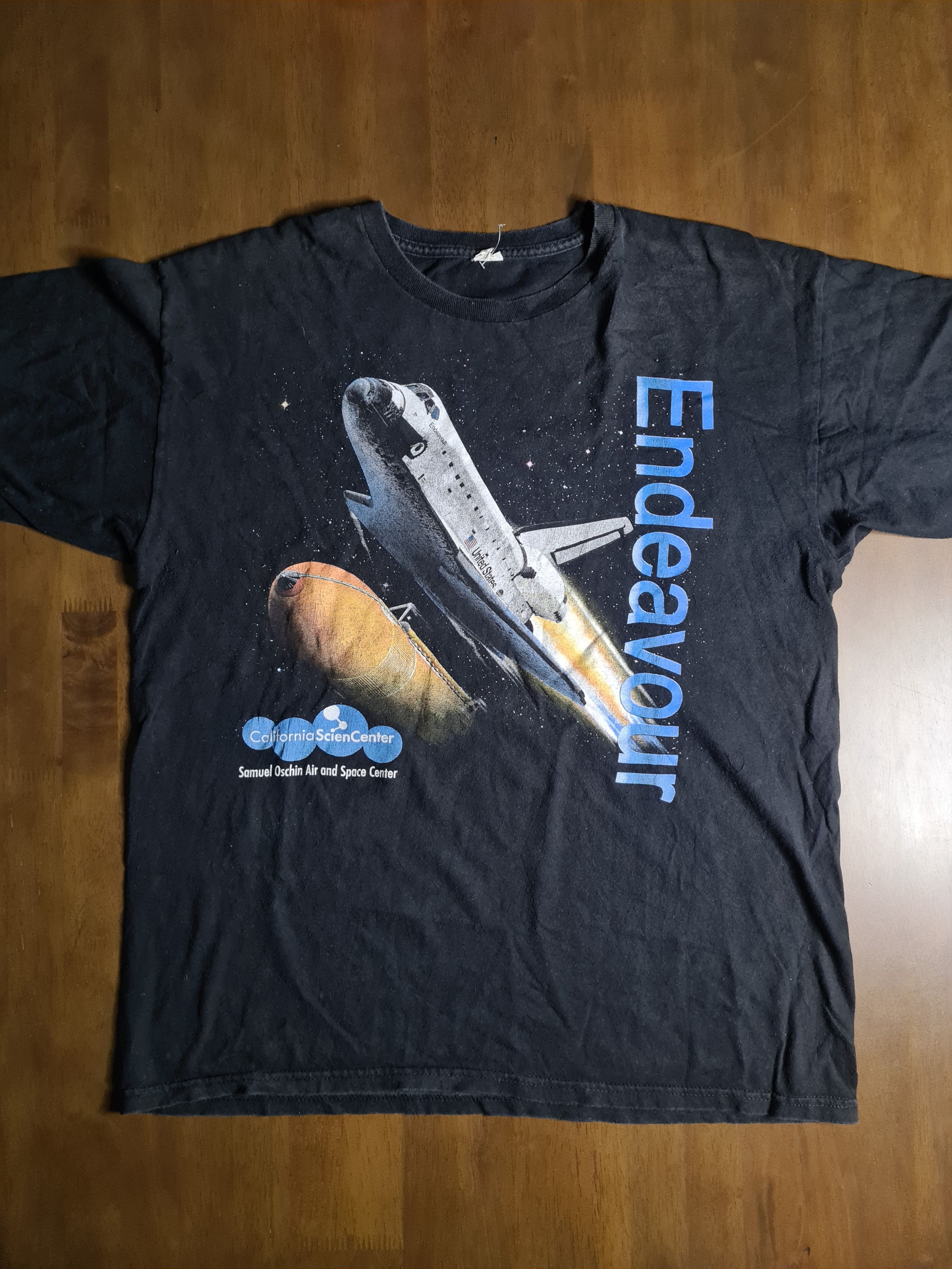 Sun Faded Vintage Nasa Space Craft Endeavour