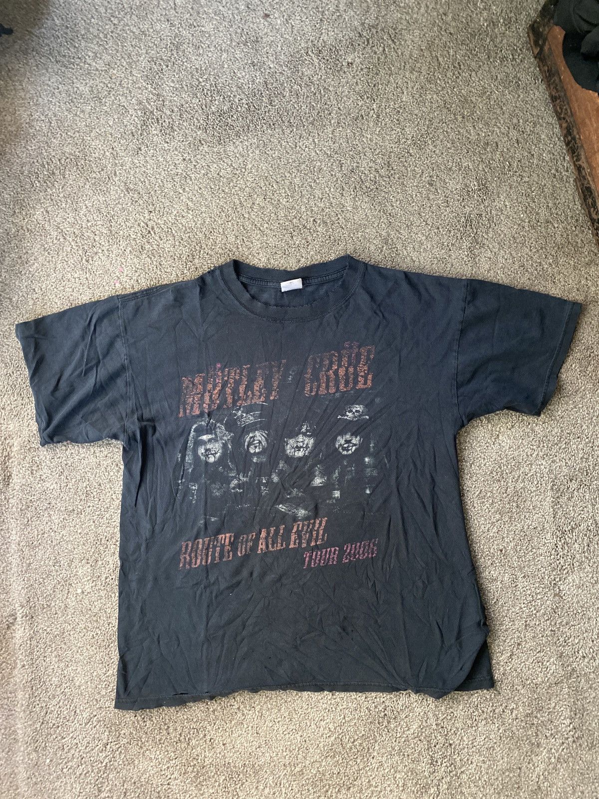 Band Tees X Vintage Motley Crue Vintage Rock Band Tee