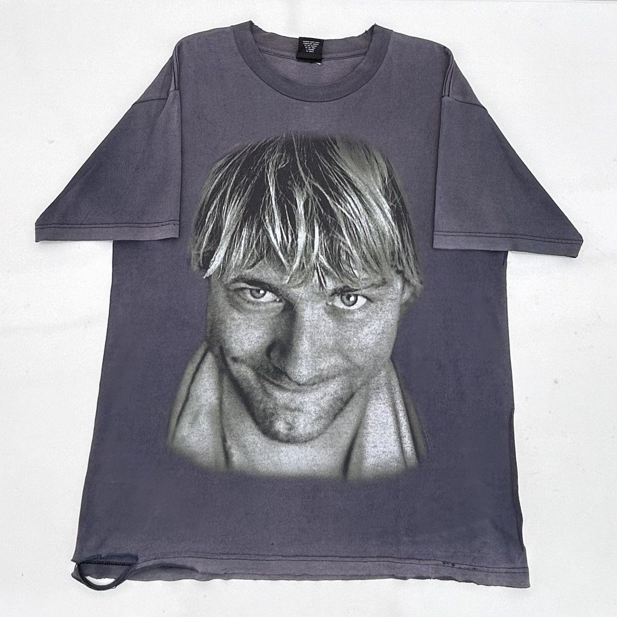 Giant Vintage 90 S Kurt Cobain Big Face Graphic T Shirt Men S L Hoodie, Sweatshirt | FlexRushtees.com