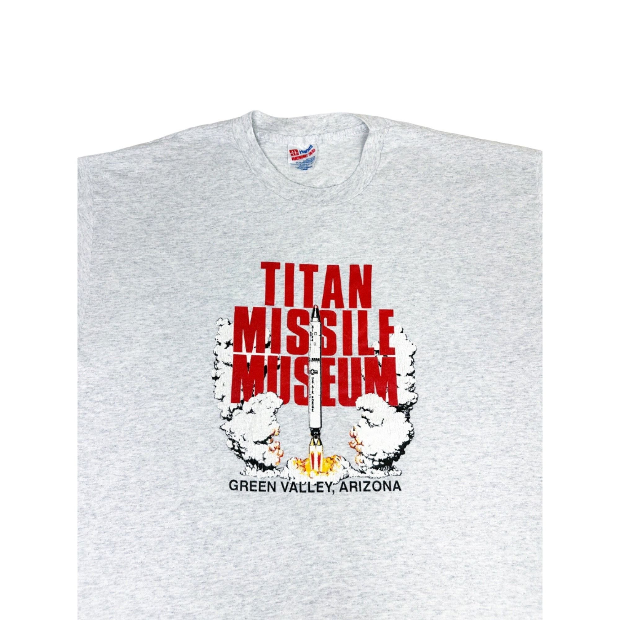 Vintage Titan Missile Museum T Shirt Xl Grey Arizona Hoodie, Sweatshirt | FlexRushtees.com