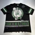 Salem Sportswear X Vintage Vintage Boston Celtics T Shirt Xl Salem 90s Nba Faded Black Hoodie, Sweatshirt | FlexRushtees.com