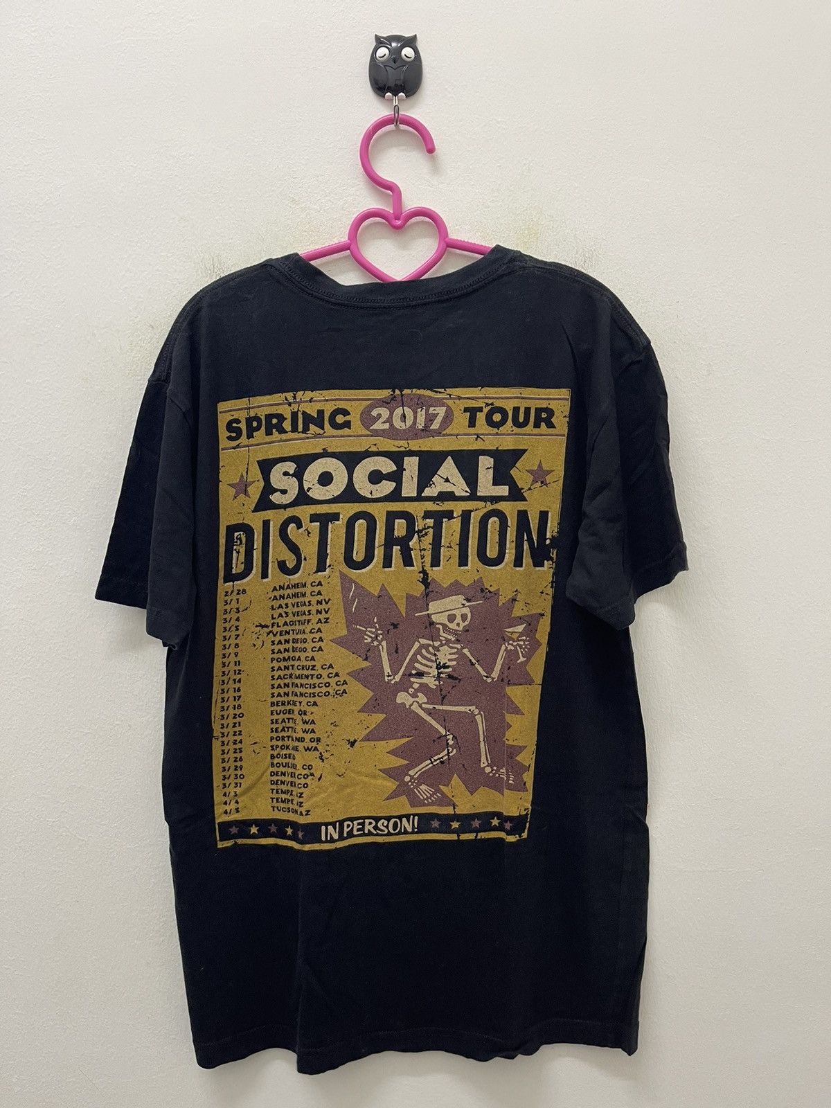 Band Tees Rare Social Distortion Spring 2017 Tour Tee Hoodie, Sweatshirt | FlexRushtees.com