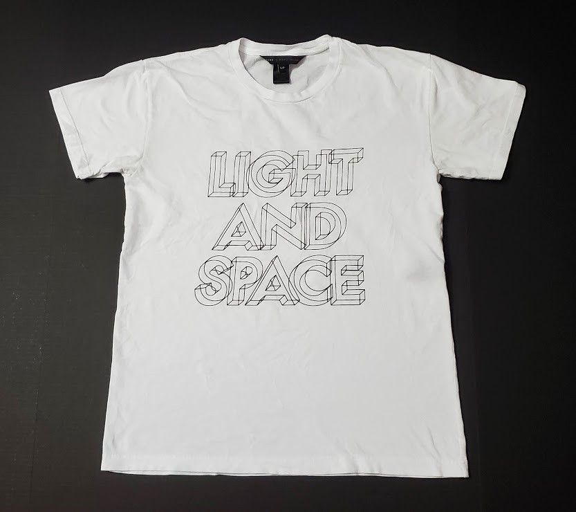 By Marc Jacobs Marc Jacobs 3d Font Light And Space Tee Shirt