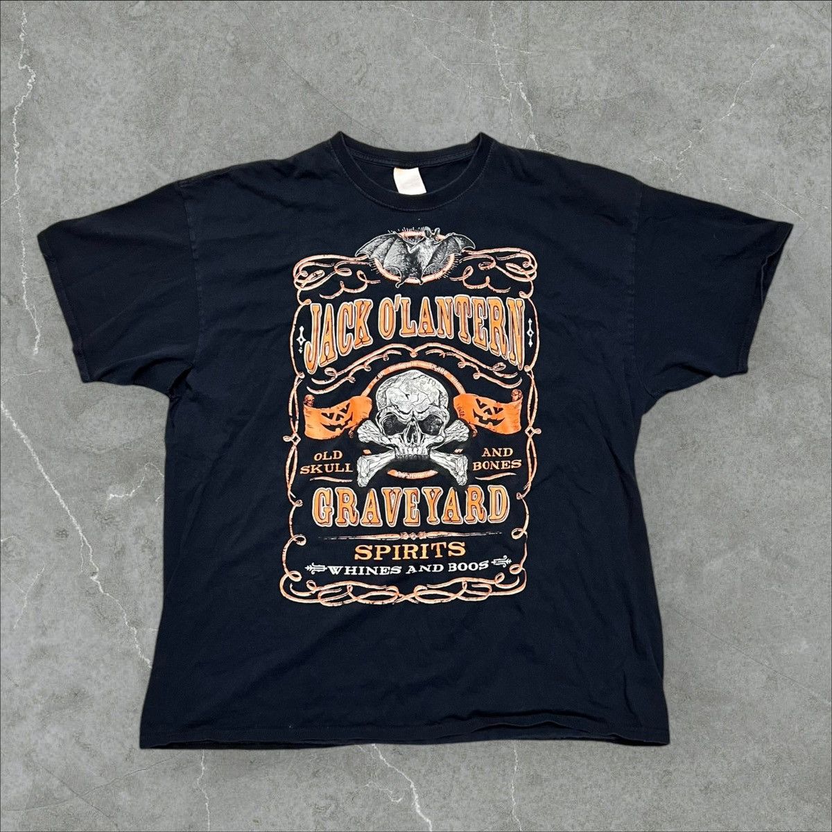 Basketcase Gallery Vintage Halloween Jack Daniel S Logo Boot