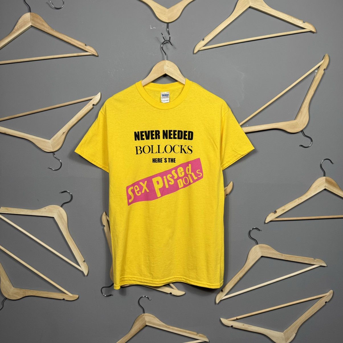 Band Tees Vintage Inspired Graphic Sex Pistols Parody Design T Shirt Hoodie, Sweatshirt | FlexRushtees.com