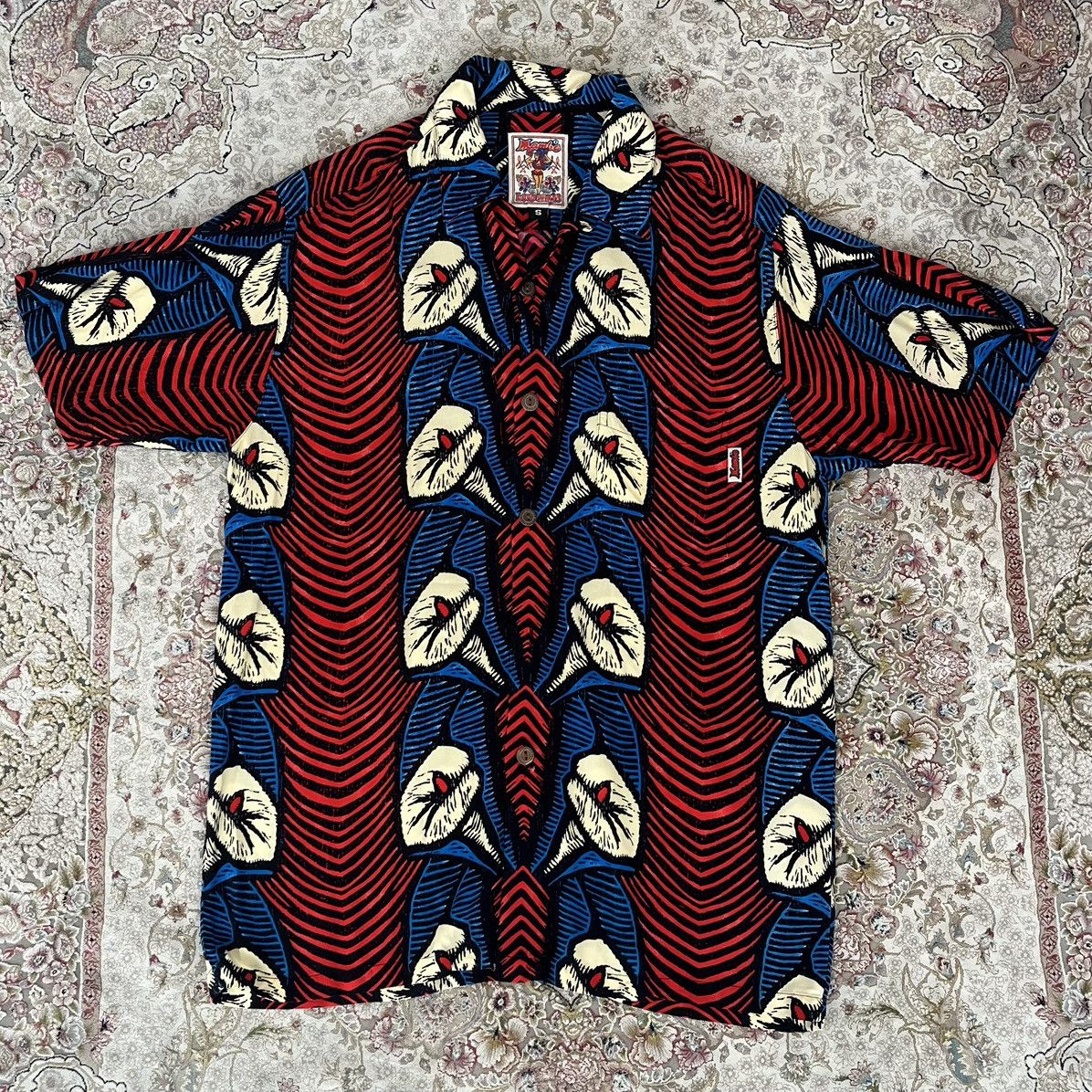 90 S Vintage Mambo Mushroom Overprint