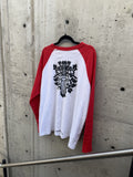 Hearts Chrome Hearts Red Baseball Shirt Hoodie, Sweatshirt | FlexRushtees.com