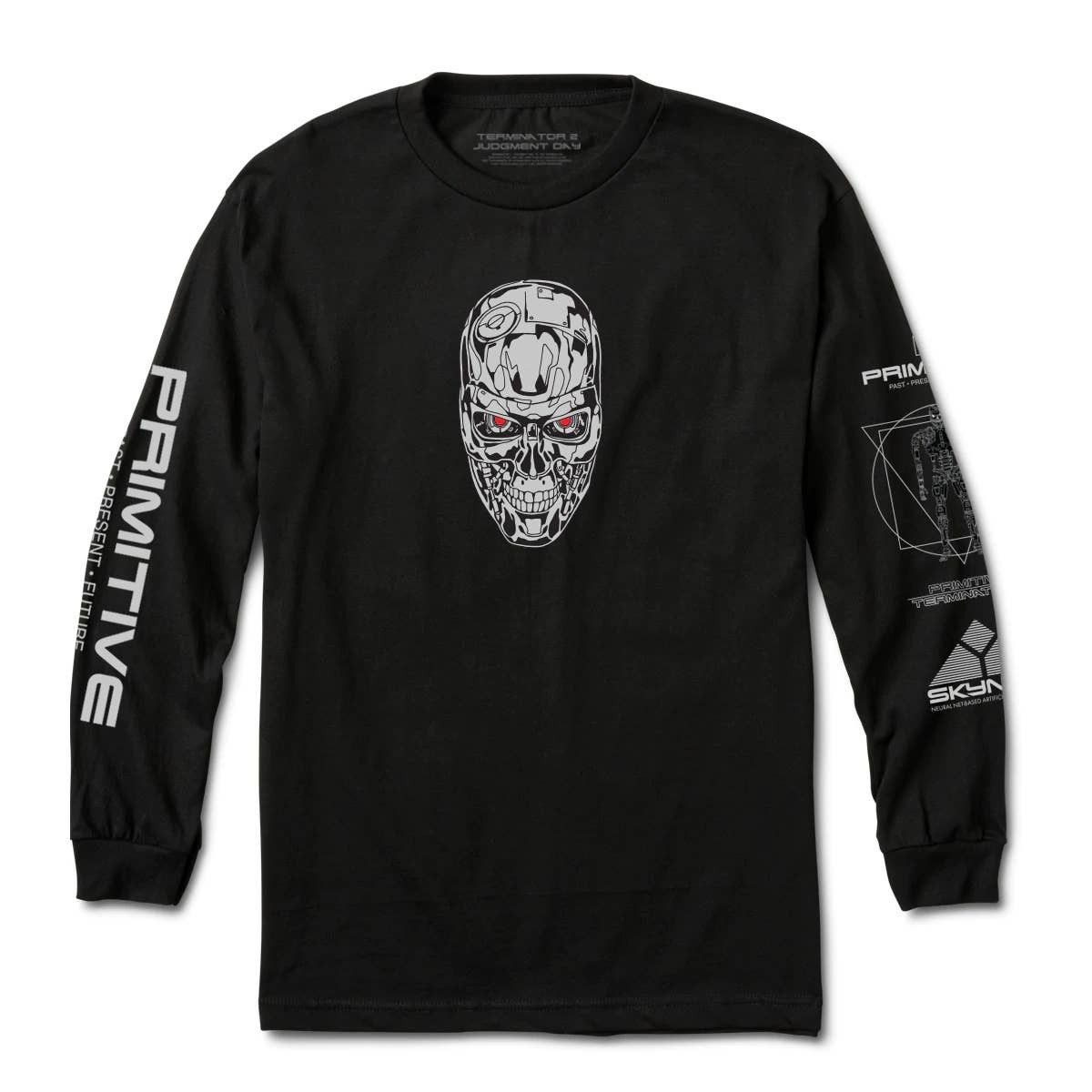 Terminator 2 Skynet Long Sleeve Tee T Shirt