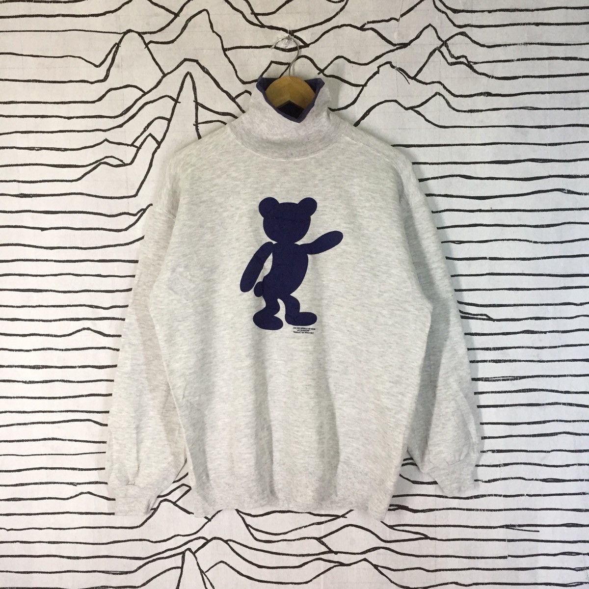 Vintage Sweatshirt Jay Shadow Cr 1993 Vintage Jerzees Big Logo Bear
