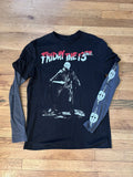 Hot Topic Double Sleeve Friday The 13th Hot Topic Tee Limited Run