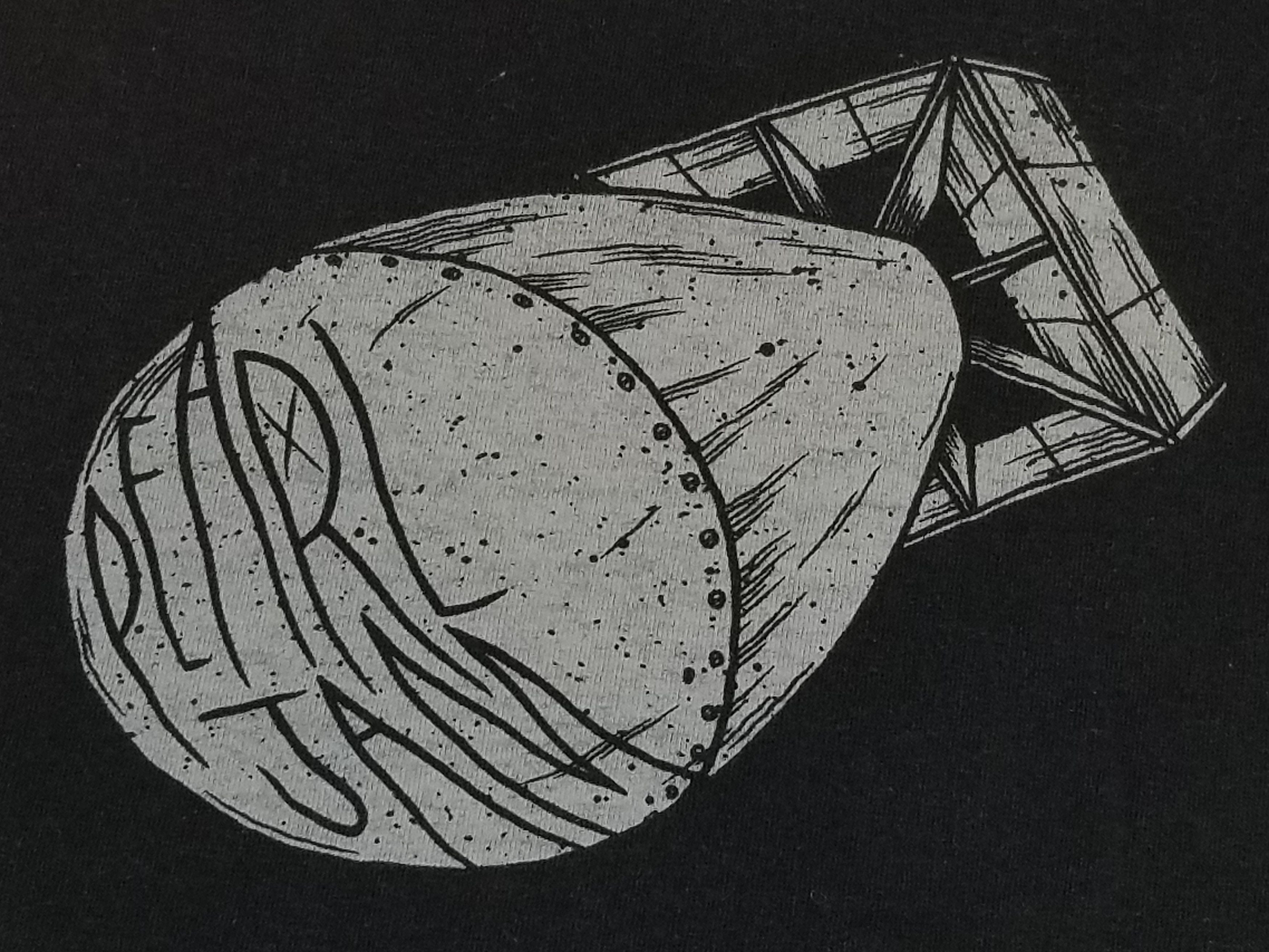Vintage Pearl Jam Bomb Tour Tshirt Size Medium Anvil Hoodie, Sweatshirt | FlexRushtees.com