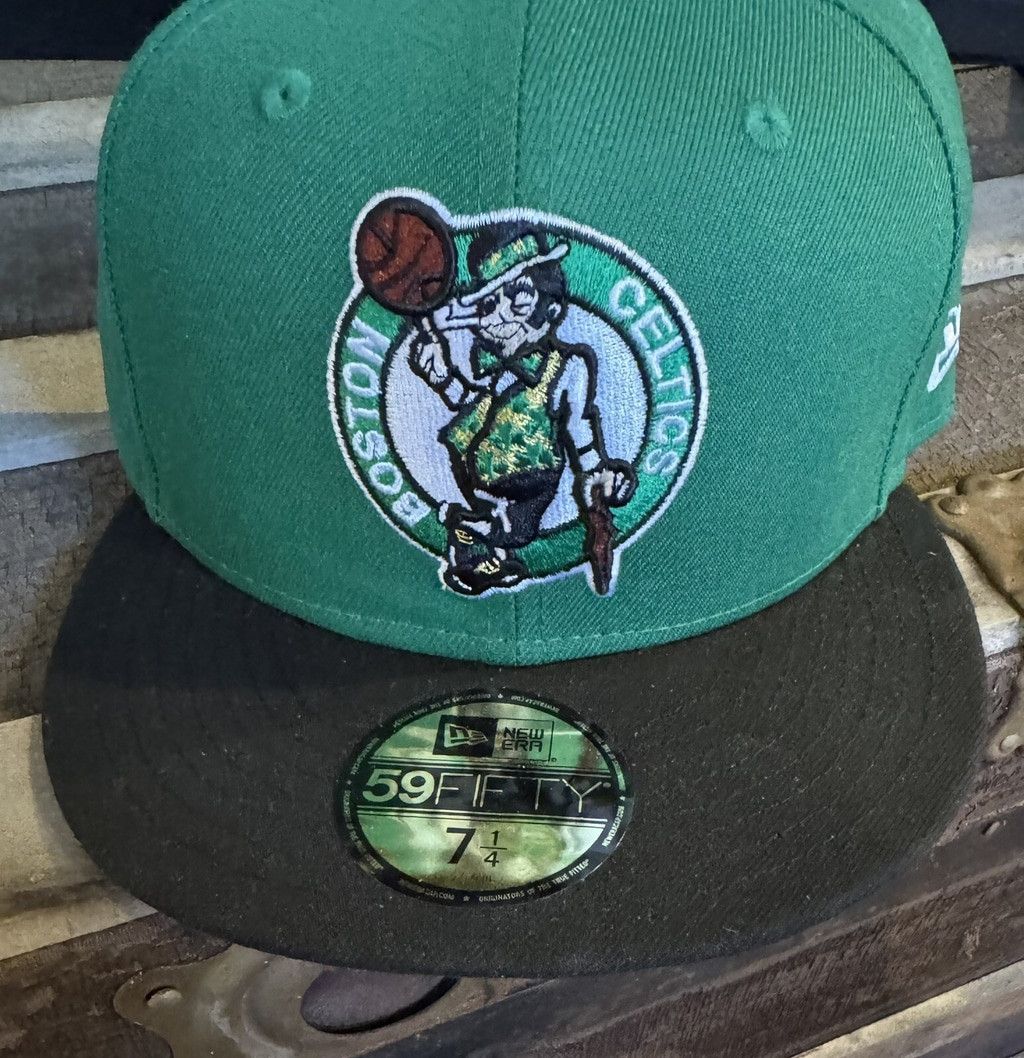 New Era Boston Celtics New Era 59fifty Fitted Size 7 1 4 Green Nwt T-Shirts, Hoodie, Sweatshirt | AU16VibeMintTees.com
