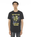 Short Sleeve Crew Neck Tee "Local Dealer" in Black